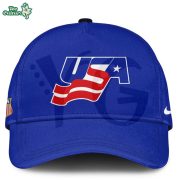 USA Olympic Hockey Team Milano Cortina 2026 Championship Blue Jersey - Image 3