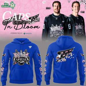 Washington Capitals Caps In Bloom Cherry Blossom 2026 Hoodie by Teesculture.com