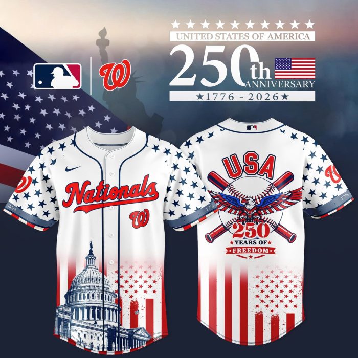 Washington Nationals 250th Anniversary of the United States Limited Shirt - Image 2