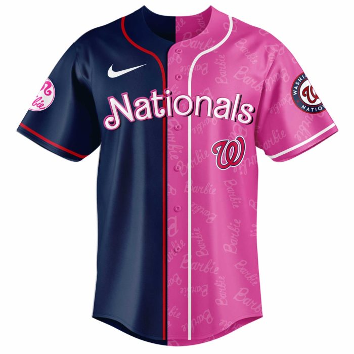 Washington Nationals Barbie 2026 Special Edition Baseball Jersey - Image 2