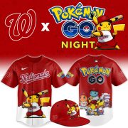 Washington Nationals Pokémon GO Night Limited Edition Baseball Jersey