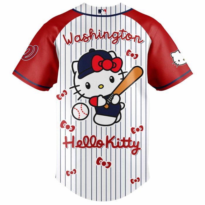 Washington Nationals x Hello Kitty 2026 Limited Editions Jersey - Image 3