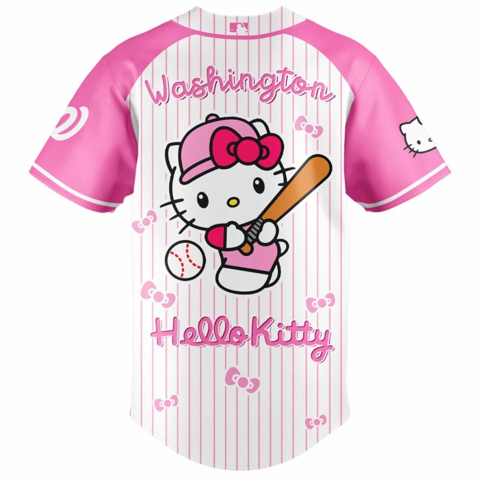 Washington Nationals x Hello Kitty 2026 Limited Editions Jersey Ver 2 - Image 3
