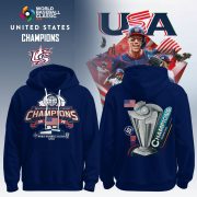World Baseball Classic USA Champions 2026 Navy Hoodie