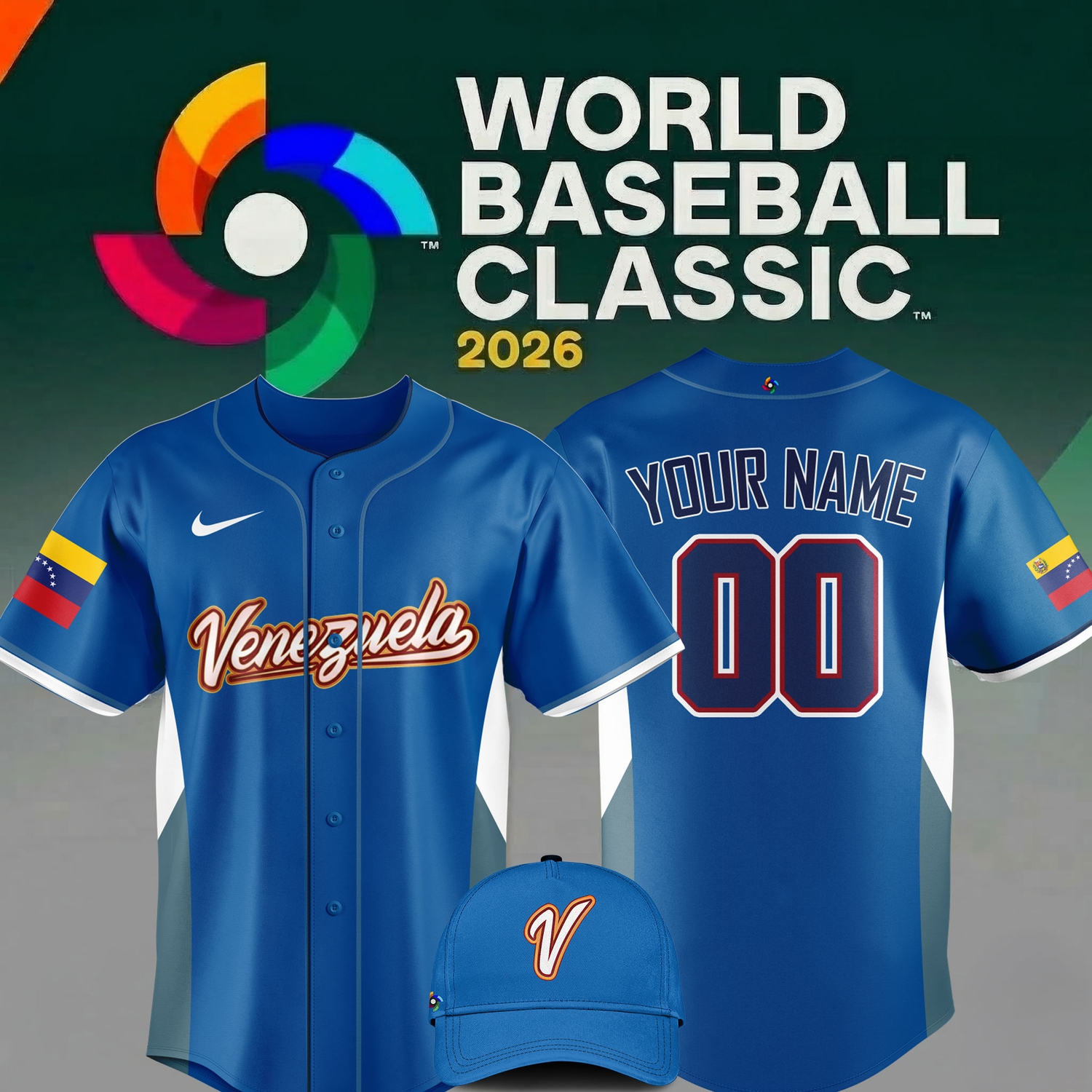 World Baseball Classic Venezuela 2026 Limited Baseball Jersey World Baseball Classic Venezuela 2026 Limited Baseball Jersey