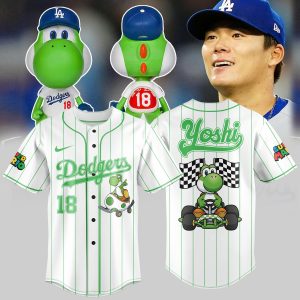 Yoshinobu x Yoshi Los Angeles Dodgers Fan Baseball Jersey by Drovenwear.com