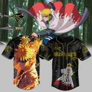 MLB ALL TEAM x Naruto “Minato” Limited Black Jersey - Image 5