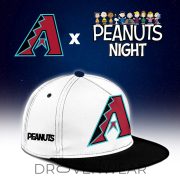 A.Diamondbacks Peanuts Night Limited Custom Jersey - Image 3