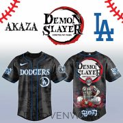 Akaza Demon Slayer Los Angeles Anime Baseball Jersey