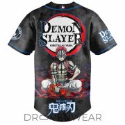 Akaza Demon Slayer Los Angeles Anime Baseball Jersey - Image 3