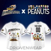 Akron RubberDucks Peanuts Night Special Edition Baseball Jersey Collectible - Image 2