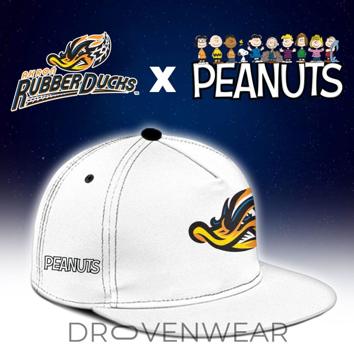Akron RubberDucks Peanuts Night Special Edition Baseball Jersey Collectible - Image 3