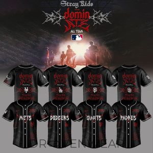 All Team MLB Stray Kids Dominate World Tour New Black Jersey by Drovenwear.com