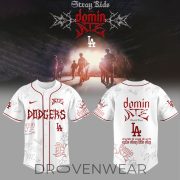 All Team MLB Stray Kids Dominate World Tour New White Jersey - Image 5