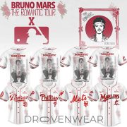 All Team MLB x Bruno Mars The Romantic Tour Jersey Limited Edition
