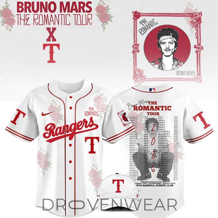 All Team MLB x Bruno Mars The Romantic Tour Jersey Limited Edition - Image 10