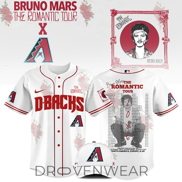 All Team MLB x Bruno Mars The Romantic Tour Jersey Limited Edition - Image 18