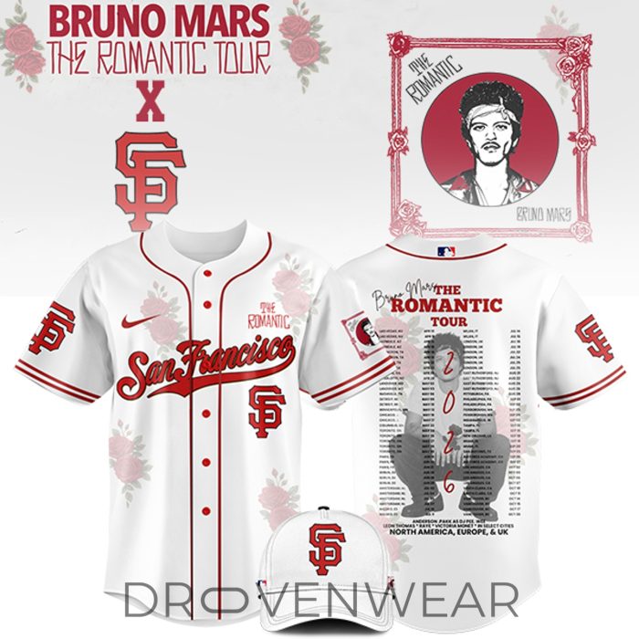 All Team MLB x Bruno Mars The Romantic Tour Jersey Limited Edition - Image 23