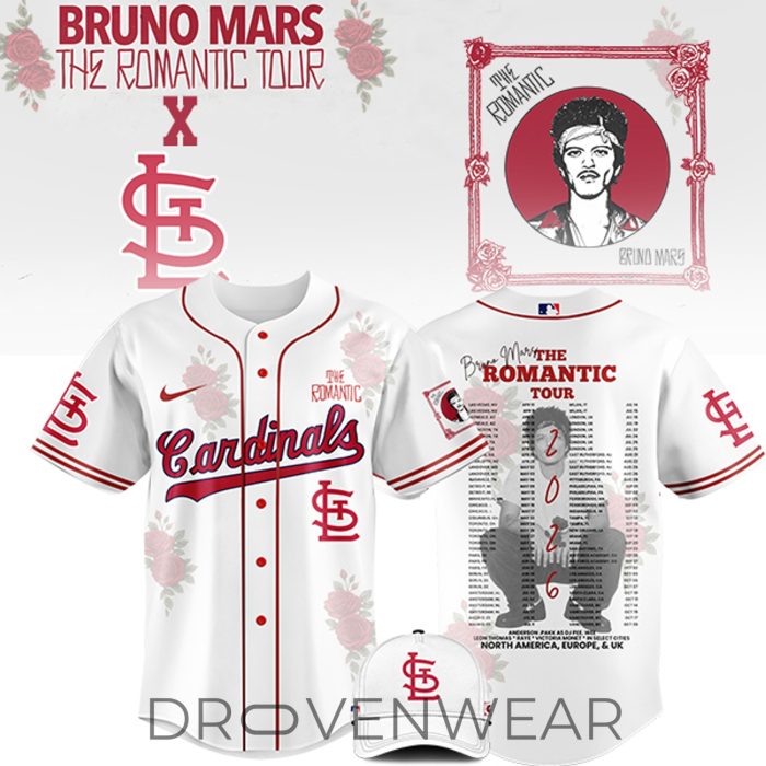 All Team MLB x Bruno Mars The Romantic Tour Jersey Limited Edition - Image 24