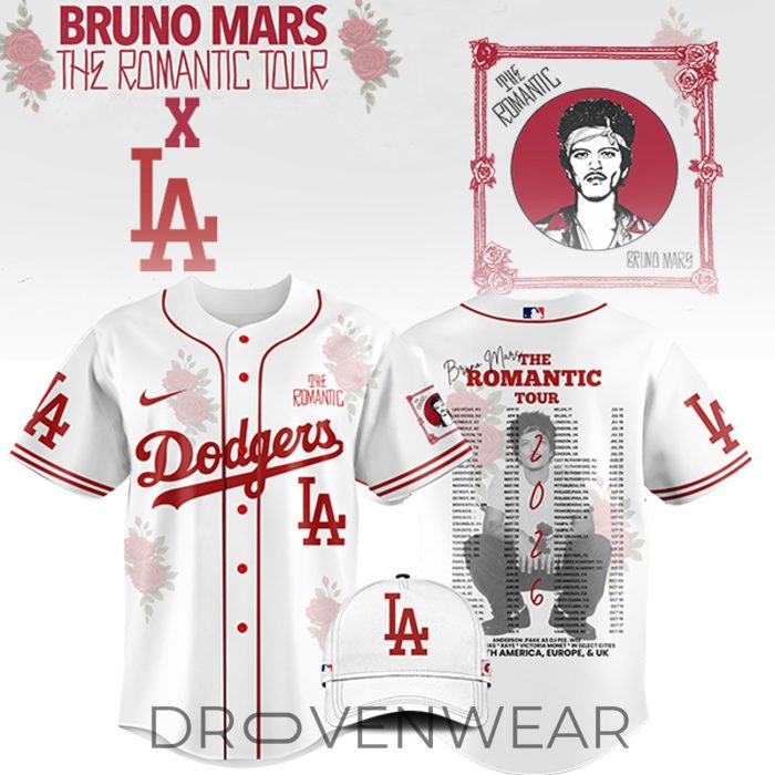 All Team MLB x Bruno Mars The Romantic Tour Jersey Limited Edition - Image 31