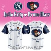 All Teams Baseball Jersey x BRUNO MARS x HELLO KITTY Blue Jersey Limited Edition - Image 3