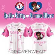 All Teams Baseball Jersey x BRUNO MARS x HELLO KITTY Pink Jersey Limited Edition - Image 4