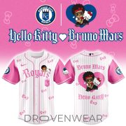 All Teams Baseball Jersey x BRUNO MARS x HELLO KITTY Pink Jersey Limited Edition - Image 6