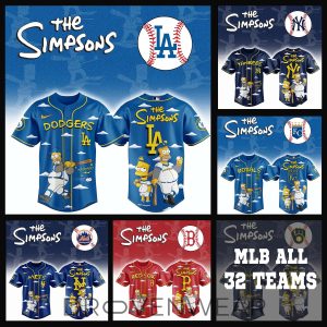 All Teams Baseball Jersey x The Simpsons 2026 Limited Edition by Drovenwear.com