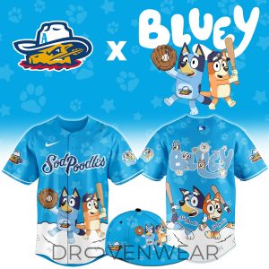 Amarillo Sod Poodles Bluey Game Night Limited Jersey by Drovenwear.com