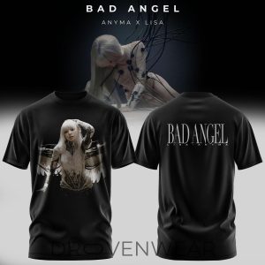 Anyma X Lisa Bad Angel Portrait Tee 2026 Limited Edition by Drovenwear.com