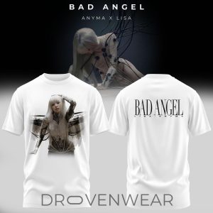 Anyma X Lisa Bad Angel Portrait Tee 2026 Limited Edition by Drovenwear.com
