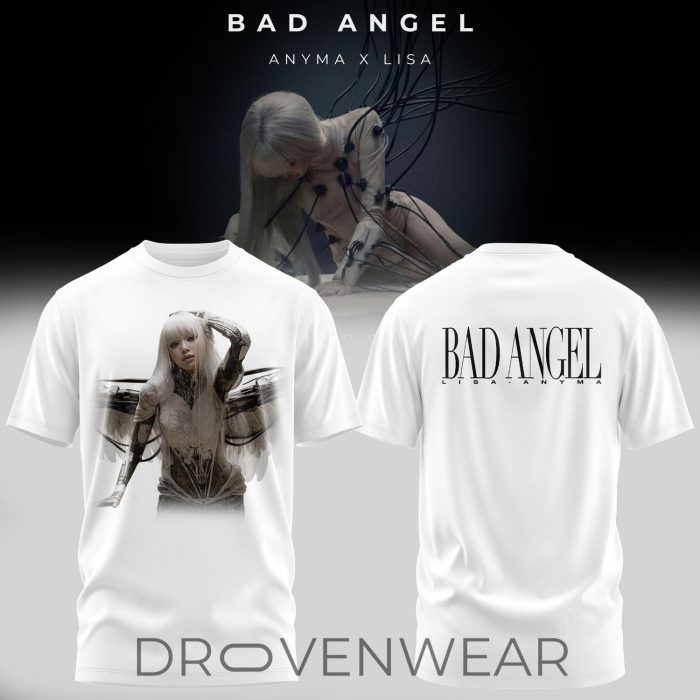 Anyma X Lisa Bad Angel Portrait Tee 2026 Limited Edition - Image 2