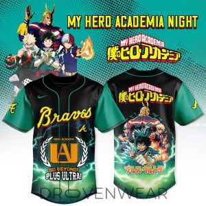 Atlanta Braves x My Hero Academia Night 2026 New Jersey by Drovenwear.com