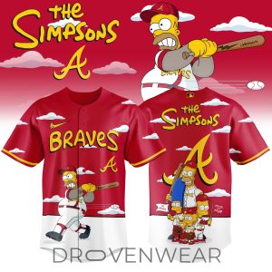 Atlanta Braves x The Simpsons 2026 Limited Edition Jersey by Drovenwear.com