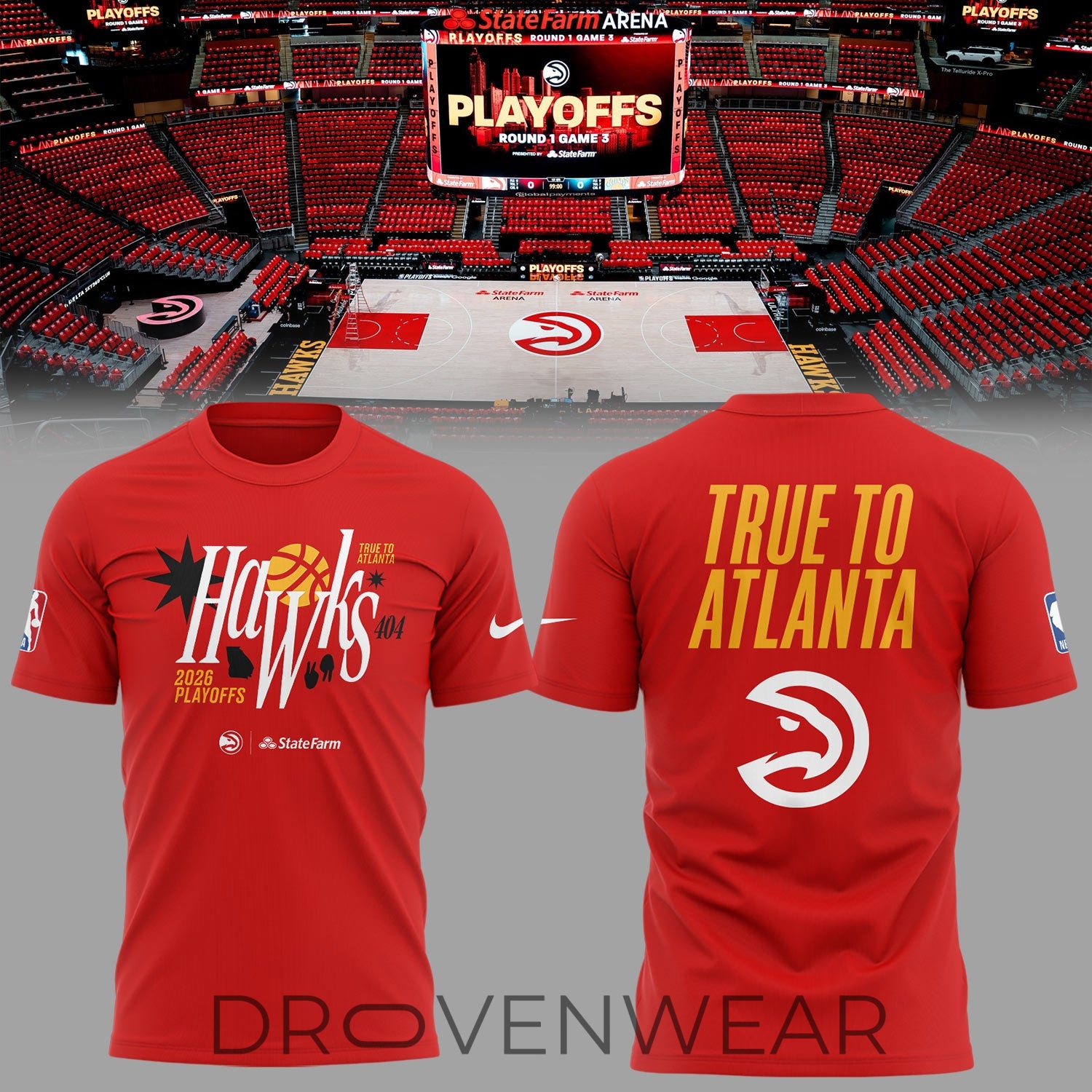 Atlanta Hawks 2026 Playoffs "True To Atlanta" Shirt Atlanta Hawks 2026 Playoffs "True To Atlanta" Shirt