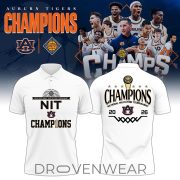 Auburn Tigers 2026 NIT Champions Premium Limited Polo Shirt