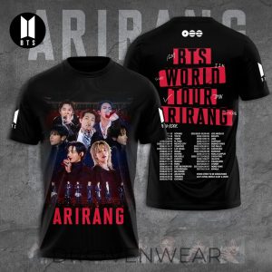 BTS World Tour Arirang 2026 3d Tshirt by Drovenwear.com