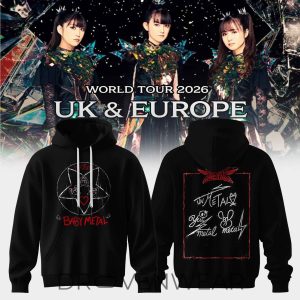 Baby Metal 2026 UK Europe Tour merch Hoodie by Drovenwear.com