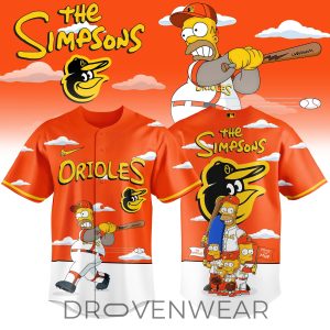 Baltimore Orioles x The Simpsons 2026 Limited Edition Jersey by Drovenwear.com