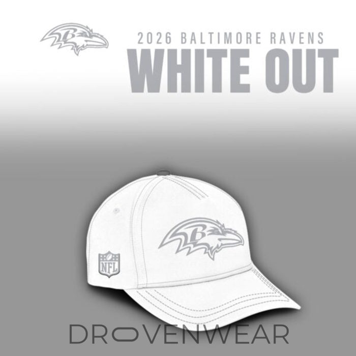 Baltimore Ravens 2026 White Out Limited Edition Shirt - Image 3