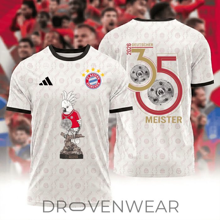 Bayern Munich Deutscher Meister 2026 Bundesliga Champions Tshirt Ver2 - Image 2