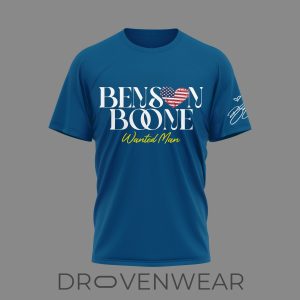 Benson Boone Wanted Man 2026 Concert Tour Graphic Shirt by Drovenwear.com