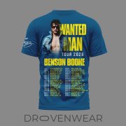 Benson Boone Wanted Man 2026 Concert Tour Graphic Shirt - Image 3