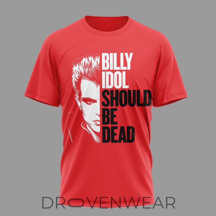 Billy Idol "Should Be Dead" It's A Nice Day To… Tour Again 3D Shirt - Image 3