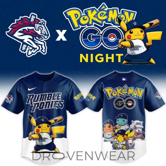 Binghamton Rumble Ponies Pokemon GO Night Limited Jersey - Image 2