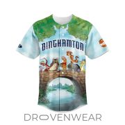 Binghamton Rumble Ponies Winnie The Pooh Theme Night Baseball Jersey - Image 2