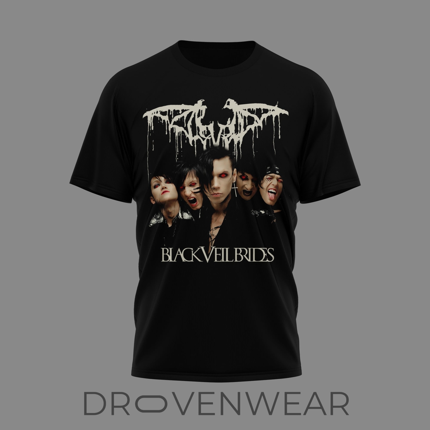 Black Veil Brides 2026 North America Tour Schedule Graphic Shirt Black Veil Brides 2026 North America Tour Schedule Graphic Shirt