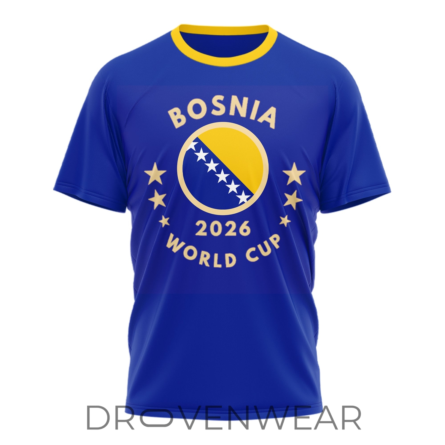 Bosnia Herzegovina 2026 World Cup Supporter Graphic Tee Bosnia Herzegovina 2026 World Cup Supporter Graphic Tee