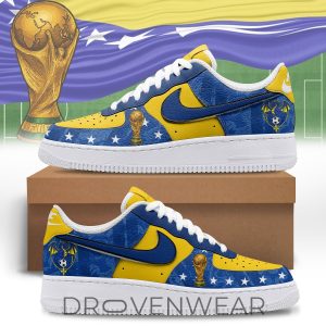 Bosnia Herzegovina x Premium WC26 AF1 Shoes by Drovenwear.com