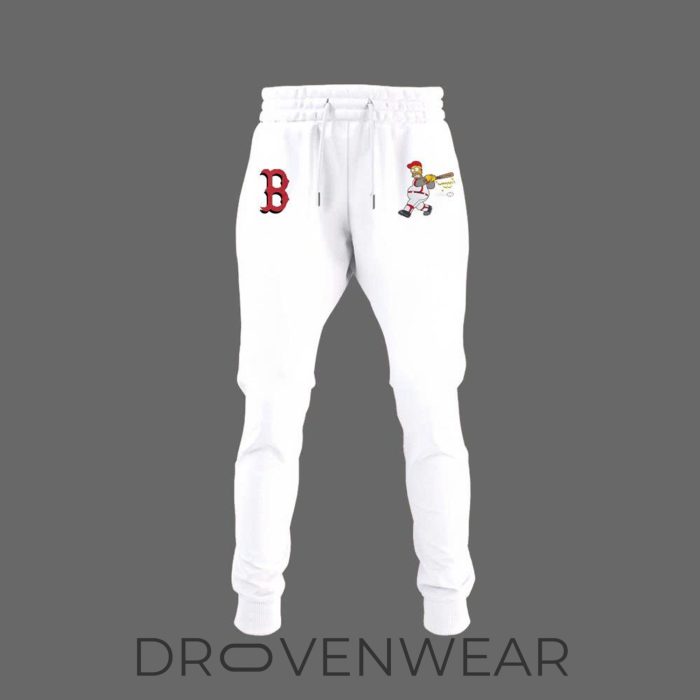 Boston Red Sox The Simpsons 2026 Limited Edition Jersey x Jogger x Cap - Image 3